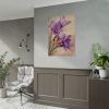92411-189.jpg Saffron Flower Grunge Poster