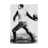 92411-20.jpg Vintage Football Player Poster