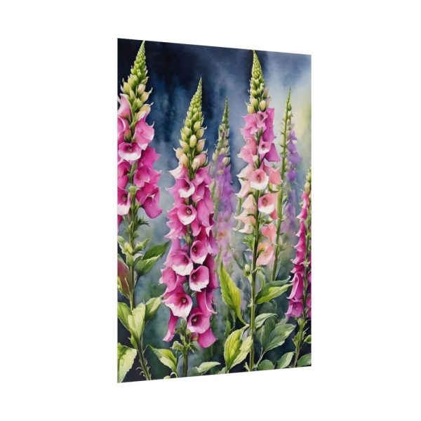92411-207.jpg Foxglove Wildflowers Poster