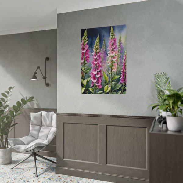 92411-209.jpg Foxglove Wildflowers Poster