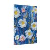 Blue Jean Embroidered Daises Poster