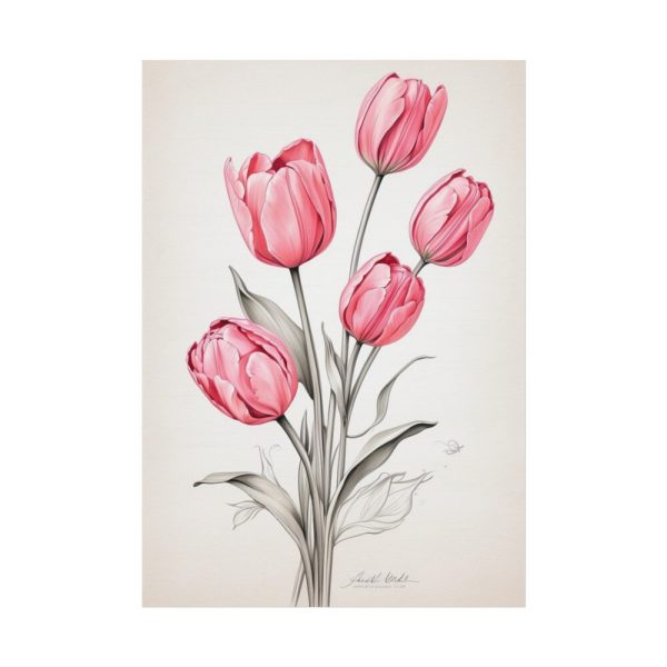 92411-255.jpg Sketch Art Tulips II Poster