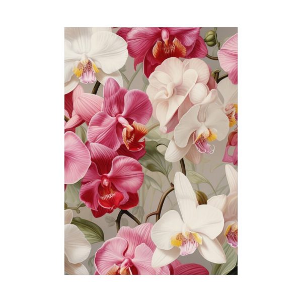 92411-275.jpg Vintage Orchid Seamless Poster
