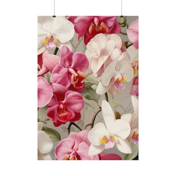 92411-276.jpg Vintage Orchid Seamless Poster