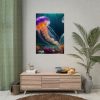 Swimming Jellyfish Poster