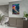 Swimming Jellyfish Poster