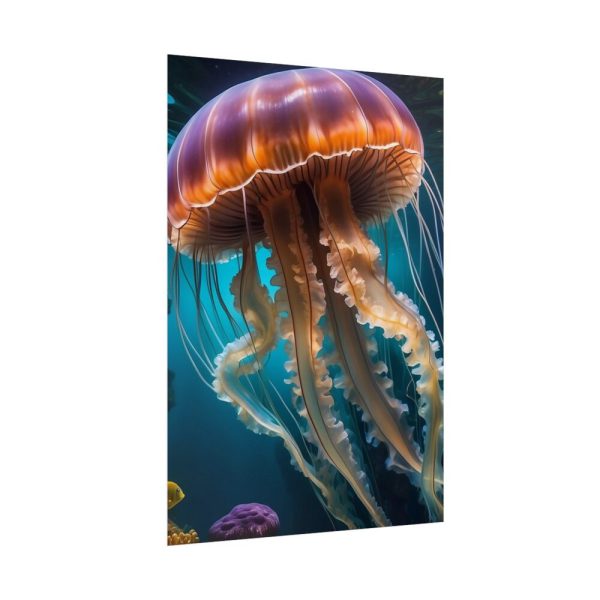 Jellyfish In An Aquarium Poster