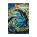 Dolphin Art Print Poster - Image 6