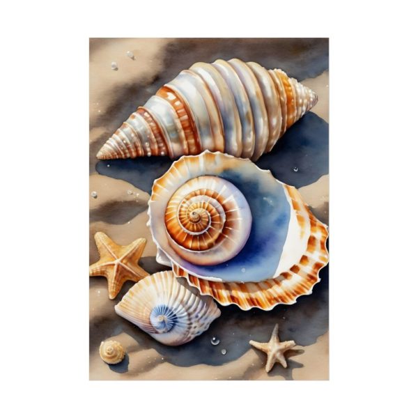 Starfish Sand Beach Art Poster