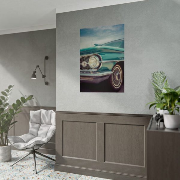 Close Up of a Vintage Car Poster