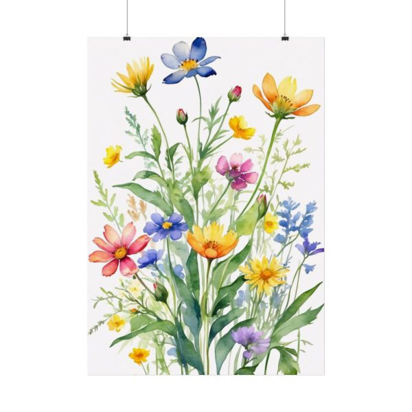 92411-96.jpg Field Of Wildflowers I Poster