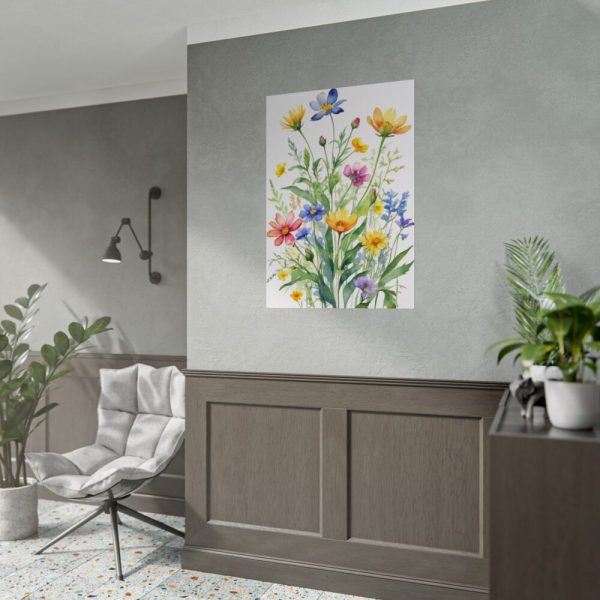 92411-99.jpg Field Of Wildflowers I Poster