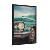 Close Up of a Vintage Car Framed Poster