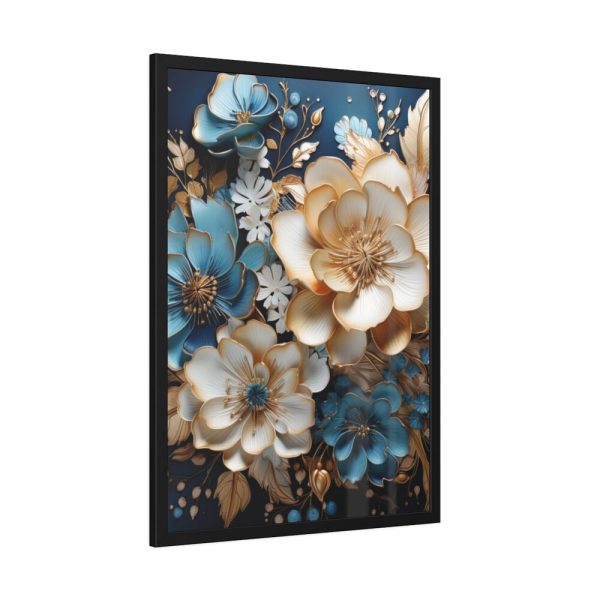 Paper Flowers Framed Poster