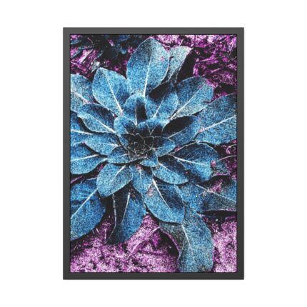 Stylized Plant Framed Poster