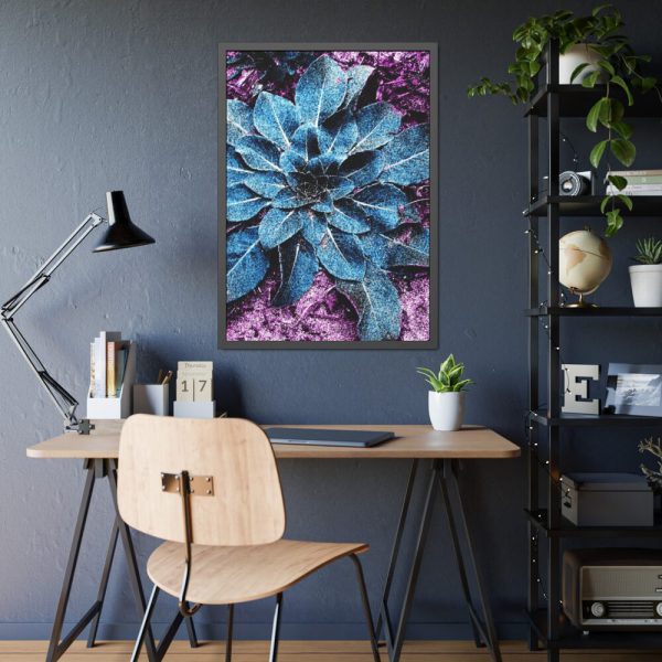93830-118.jpg Stylized Plant Framed Poster