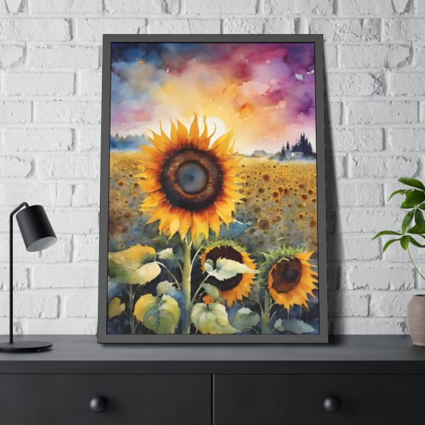93830-139.jpg Sunflowers Nature Framed Poster