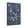 93830-149.jpg Blue Jean Embroidered Daises Framed Poster