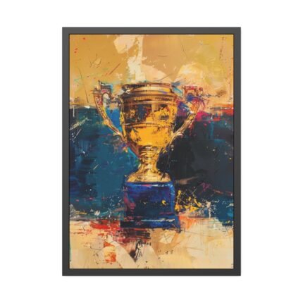 Winner Trophy Art Framed Poster