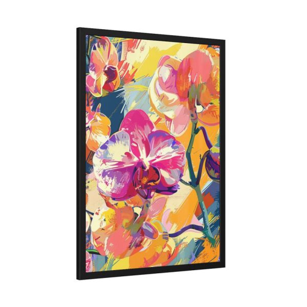 93830-165.jpg Seamless Orchid Framed Poster