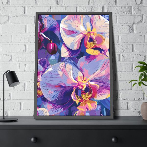 93830-171.jpg Colorful Orchid Framed Poster