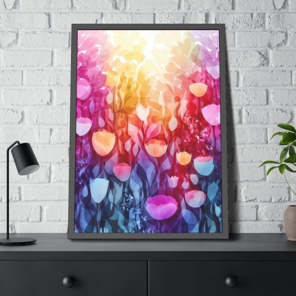 93830-175.jpg Magical Garden Illustration Framed Poster