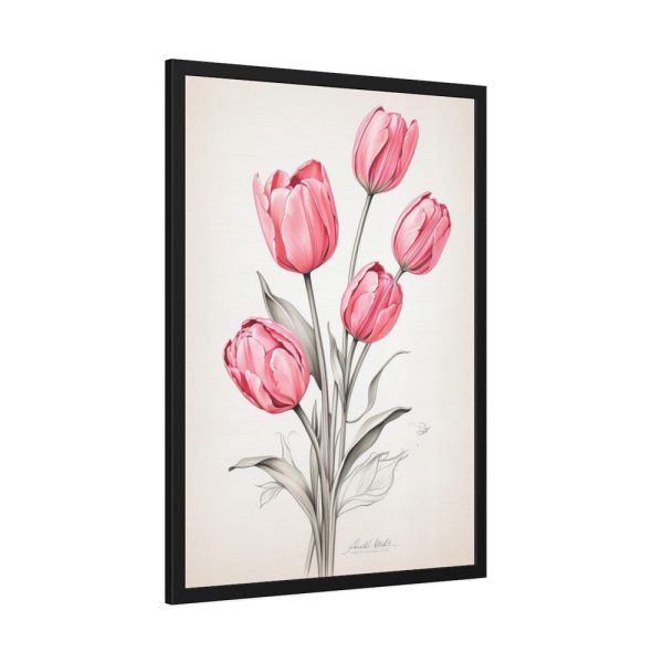 93830-181.jpg Sketch Art Tulips II Framed Poster