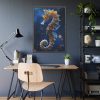 93830-186.jpg Seahorses in Ocean Water Framed Poster