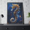 93830-187.jpg Seahorses in Ocean Water Framed Poster