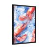 Seamless Lobster Nautical Framed Poster