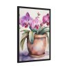 93830-193.jpg Orchid Flowers In Pot Framed Poster