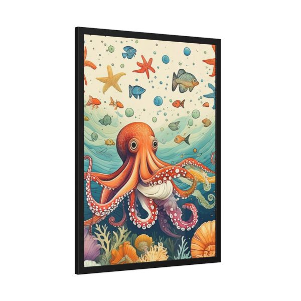 93830-205.jpg Whimsical Octopus Framed Poster