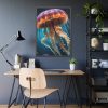 93830-218.jpg Jellyfish In An Aquarium Framed Poster