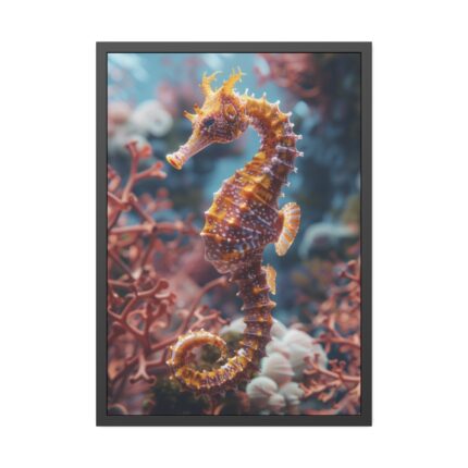 Seahorse Art Framed Poster