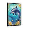 93830-233.jpg Porpoise Under the Sea Framed Poster