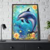 93830-235.jpg Porpoise Under the Sea Framed Poster