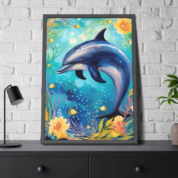 93830-235.jpg Porpoise Under the Sea Framed Poster