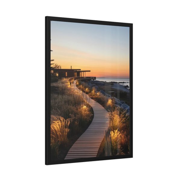 93830-33.jpg Home Overlooking the Sea Framed Poster