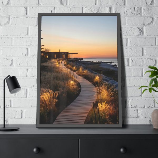 93830-35.jpg Home Overlooking the Sea Framed Poster