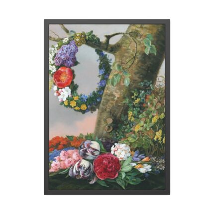 Still Life Floral Wildflowers Framed Poster