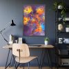 93830-74.jpg Abstract Flower Design Framed Poster