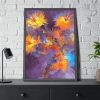 93830-75.jpg Abstract Flower Design Framed Poster