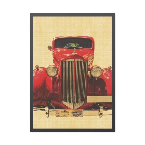 93830-8.jpg Car Vintage Red Framed Poster
