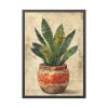 93830-84.jpg Snake Plant In Pot Art Framed Poster