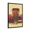 93830-9.jpg Car Vintage Red Framed Poster