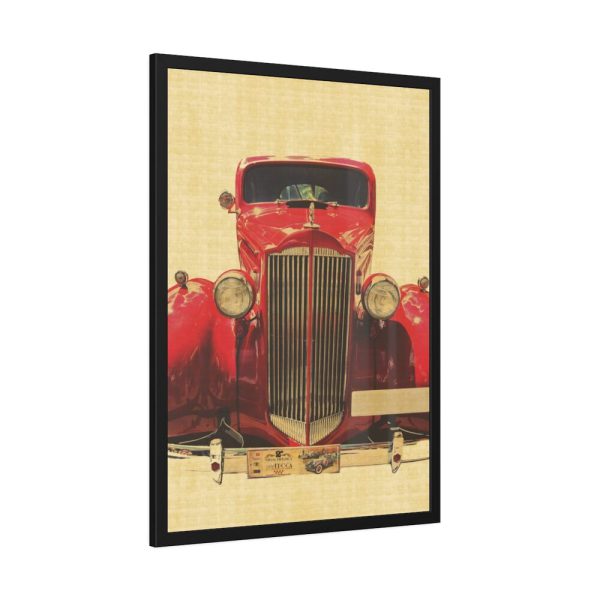 93830-9.jpg Car Vintage Red Framed Poster