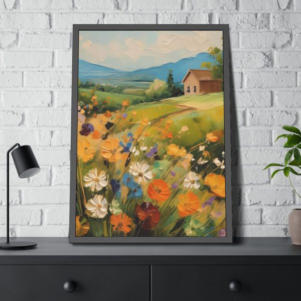 93830-91.jpg Flower Oil Painting Art Print Framed Poster