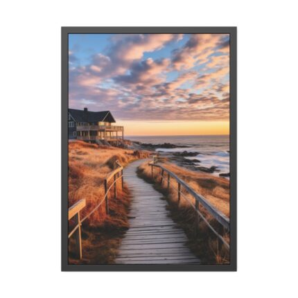 House At The Beach Framed Poster