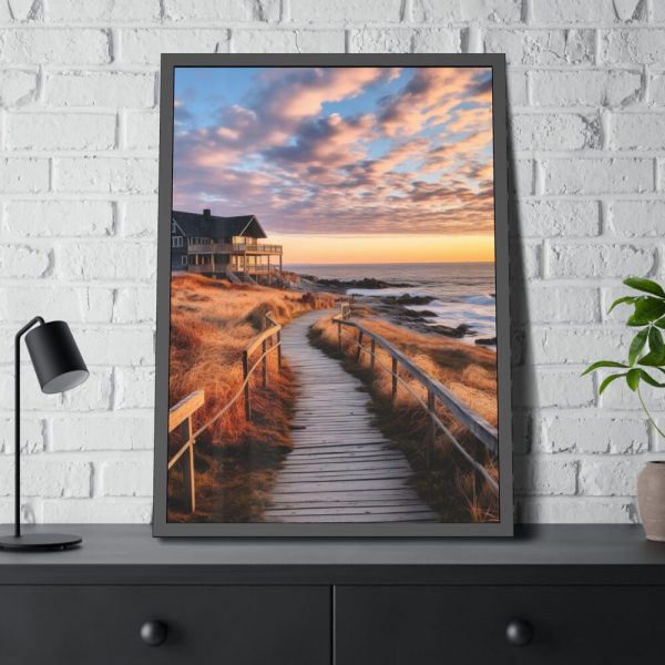 House At The Beach Framed Poster