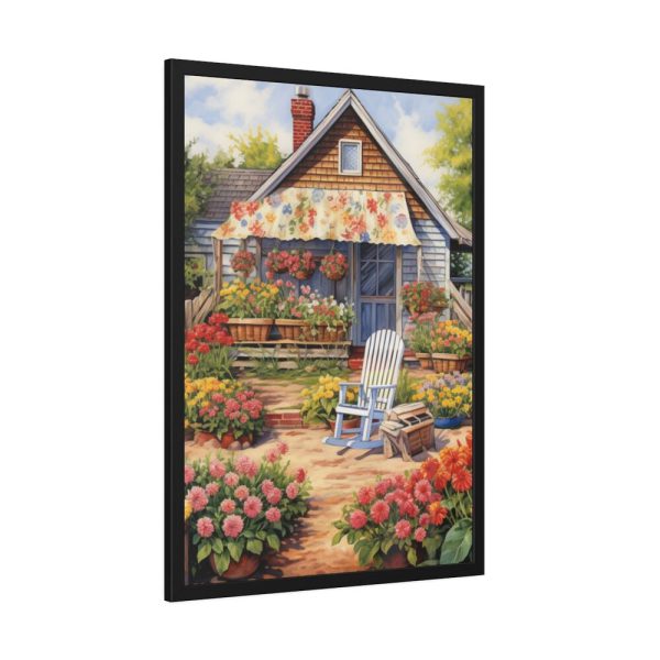 93830-97.jpg Country Garden Home Art Framed Poster